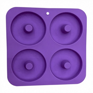 Molde <span class=keywords><strong>de</strong></span> <span class=keywords><strong>Silicona</strong></span> <span class=keywords><strong>para</strong></span> Hornear Donuts, <span class=keywords><strong>de</strong></span> Alta Calidad, con 4 Cavidades, Ecológico, Apto <span class=keywords><strong>para</strong></span> Lavavajillas, <span class=keywords><strong>de</strong></span> <span class=keywords><strong>Silicona</strong></span> <span class=keywords><strong>de</strong></span> Grado Alimenticio - Product Image 2