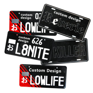 Etiqueta de Matrícula Personalizada para Imán de Letrero, Llavero con Imán de Matrícula - Product Image 1