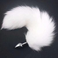 Plug anal en métal queue de renard, accessoires de sexe, gode en peluche en acier, fesses en métal, jeu pour adulte, femme, amant, esclave, sextoy, 2023