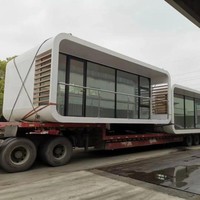 Maison capsule, château capsule, maison modulaire capsule