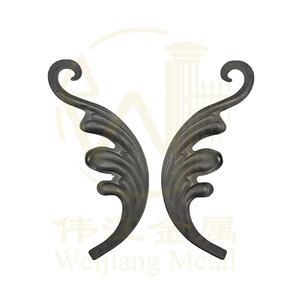 Süs çit parçaları dekoratif ferforje kapı aksesuarları - Product Image 5