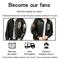 Veste en cuir Veste de moto pour hommes Veste en chenille