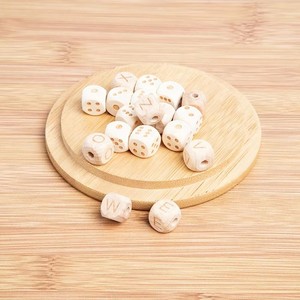 Blocchi di Legno Naturali con Alfabeto e Numeri, Gioco <span class=keywords><strong>Montessori</strong></span> per l'Apprendimento dell'Ortografia, Cubi di Lettere per Bambini, Accessorio per l'Apprendimento Prescolare e il Fai-da-Te - Product Image 4