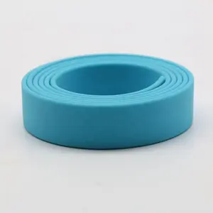 Azul 100% impermeável plástico TPU correias elásticas revestidas de borracha