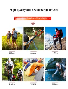 Mosquetón <span class=keywords><strong>de</strong></span> Aluminio <span class=keywords><strong>de</strong></span> 12KN para Exteriores, con Cierre <span class=keywords><strong>de</strong></span> Rosca, Hebilla para Mochila Tipo D, Gancho <span class=keywords><strong>de</strong></span> Seguridad para <span class=keywords><strong>Escalada</strong></span>, Candado Colgante <span class=keywords><strong>de</strong></span> 10L - Product Image 5
