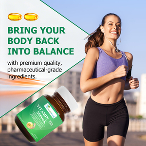Gélules de Vitamine D3 5000 UI à libération lente avec Menaquinone-7 et Vitamine D pour la santé osseuse et la fonction immunitaire – Vente directe usine - Product Image 6