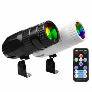 Projecteur LED RGBW 10W télécommandé en promotion, mini projecteur de scène pour boule à facettes, DJ, discothèque, fête - Product Image 3