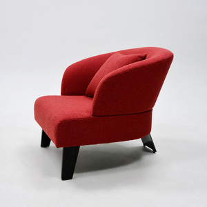 Fauteuil de détente de style nordique, design luxueux, en tissu ou en cuir, structure métallique, pour usage domestique, adulte, moderne, fauteuil simple, super confortable - Product Image 4