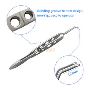 1ชิ้นสแตนเลส/ไทเทเนียม sclereral ปลั๊กปากคีบตา vitrectomy Counter-Force คีมผ่าตัดไมโคร - Product Image 5