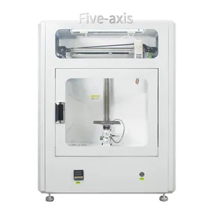 Customer customized five axis 3D printer with optional laser printing and 3-axis