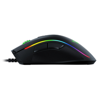 Souris de jeu 16000 DPI, capteur 5G, 7 boutons, rétroéclairage RVB, haute précision, design ergonomique, souris durable pour PC, ordinateur portable, bureau, jeu