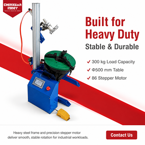 PLC Touch Screen CNC <b>Welding</b> Positioner, Tilting Turntable, Welder Linkage, Optional Chuck & Torch Stand for Circular <b>Welding</b> - Product Image 2
