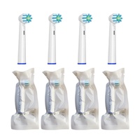 Cabezales de cepillo de dientes eléctrico para higiene bucal, cabezal universal para cepillo de dientes de animal o ral b