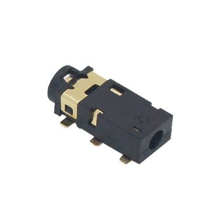 Convertisseur de <span class=keywords><strong>prise</strong></span> casque 6 broches SMT/SMD PJ-242 en acier inoxydable plaqué or, câble audio 3,5 mm, microphone <span class=keywords><strong>optique</strong></span> - Product Image 1