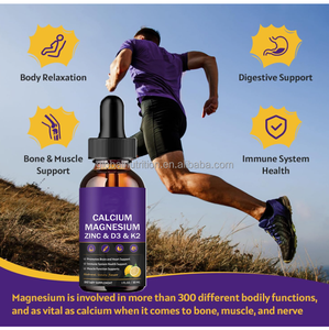 Ausreson Gouttes Liquides de Calcium, Magnésium, Zinc, Vitamine <span class=keywords><strong>D3</strong></span> et <span class=keywords><strong>K2</strong></span> pour la Santé Osseuse - Product Image 3