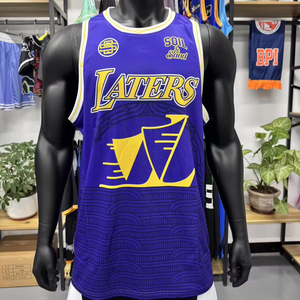 Seragam Basket Pria Lengan Pendek Cepat Kering dan Bernapas, Pakaian Olahraga Musim Panas, Produsen Pakaian Olahraga - Product Image 1