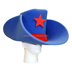 Sombrero de vaquero de espuma de gran tamaño personalizado HLC ODM, sombrero de celebración de fiesta de vaquera enorme roja para <span class=keywords><strong>Halloween</strong></span>, Cosplay, decoración de fiesta de Carnaval - Product Image 5