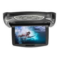 Écran portable de 10,1 pouces pour le toit de la voiture, pour lecteur DVD, moniteur HD AV, télévision, grand angle de vue, fonction RGB, lecteur d'appui-tête en option