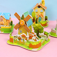 Puzzle Mini 3D - Mainan Edukatif Interaktif untuk Membangun Rumah - Hadiah Sempurna untuk Anak-anak Prasekolah dan Sekolah Dasar