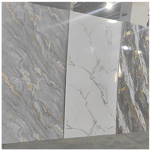 4x8ft 8mm marbre étanche feuilles de plastique plaque or blanc Pvc Uv marbre panneau mural pour revêtement mural - Product Image 1