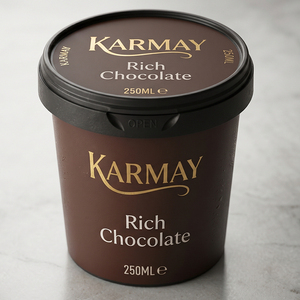 Vaso de Plástico para Helado de 250 ml, Contenedor Redondo para Alimentos con Tapa, Empaque Personalizado Impreso para Postres Congelados - Product Image 1