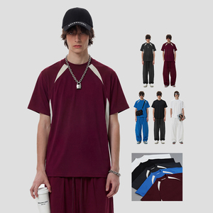 Camiseta Deportiva de Manga Corta para Hombre, Cuello Redondo, Secado Rápido, para Uso en Exteriores, Venta al Por Mayor Transfronteriza - Product Image 1