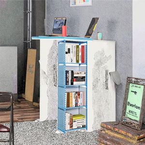 Estantería Metálica Extensible Moderna, Librería Portátil DIY para el Hogar, Oficina o Estudio - Product Image 2