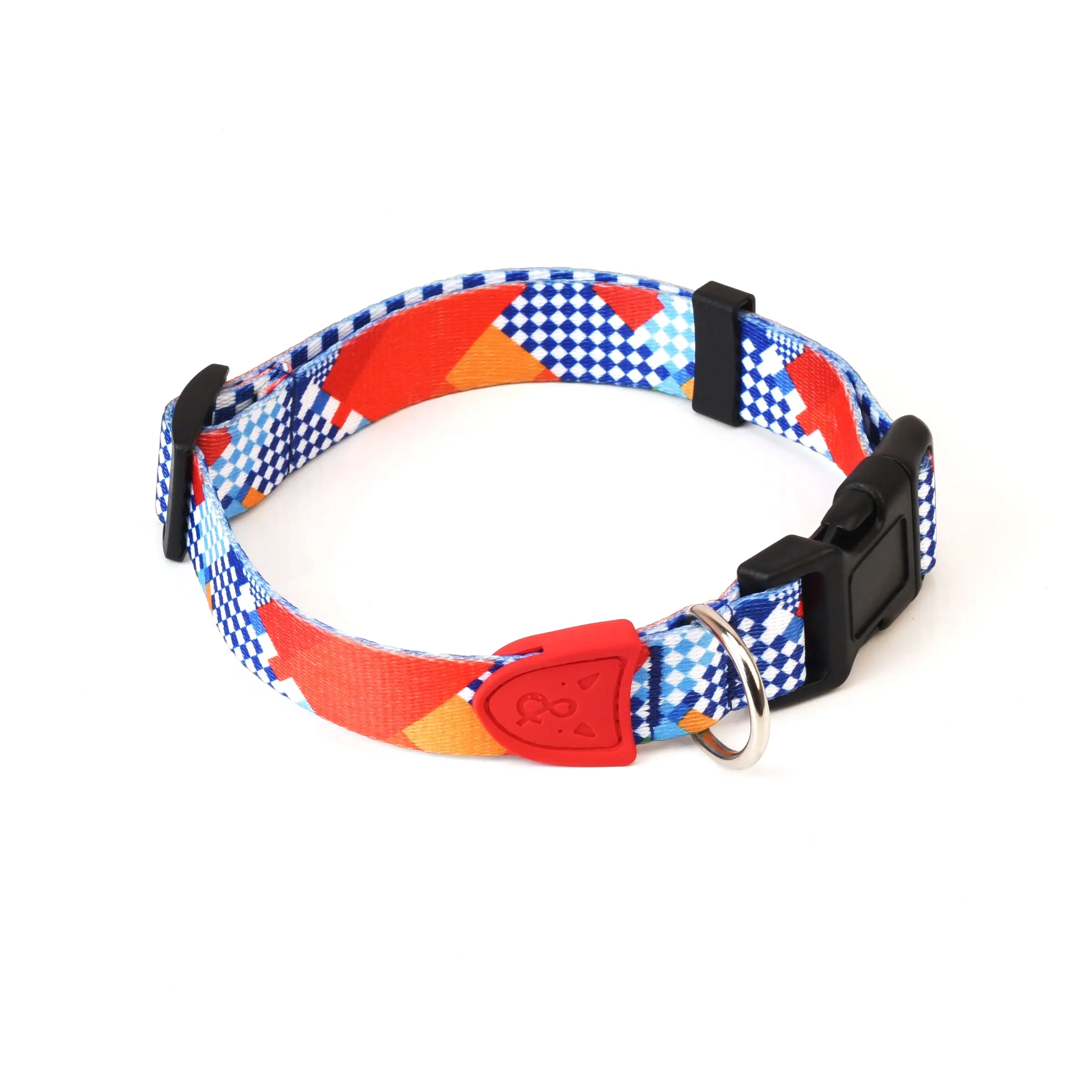 Stock Custom Printing Sublimation Pet Leash Accessories Dog Collar for Cute Dogs