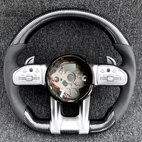 Volant sport semi-perforé en cuir Nappa pour Mercedes Benz Classe C (W205/W212) GLC C300 C200