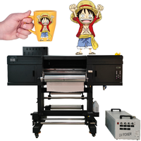 Imprimante jet d'encre UV A2/A3 DTF rouleau automatique plastifieuse pour étiquette autocollante de bouteille dimension d'impression A4