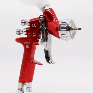 <span class=keywords><strong>Pistolet</strong></span> de pulvérisation haute pression DEVIDISS GFG Pro HVLP, buse de 1,3 mm, 600 ml, alimentation <span class=keywords><strong>pneumatique</strong></span>, 250 PSI, garantie 3 ans, peinture automobile - Product Image 2