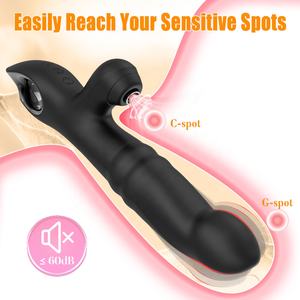 Gute Qualität <span class=keywords><strong>2</strong></span> In 1 Klitoris saugen Vibrator G-Punkt Vibratoren Sexspielzeug für Frauen Swing <span class=keywords><strong>Dildo</strong></span> Vibrator Sexspielzeug für Frauen - Product Image 4