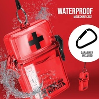 Boîte de premiers soins d'urgence étanche Kit de fournitures médicales Portable LOGO personnalisé Mini trousse de premiers soins pour la maison en plein air