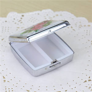 MM-MPB002 heißer Verkauf kunden spezifisches Logo Edelstahl Eisen Fall Metall quadratische Form Reise tasche Pille Fall Medizin Box - Product Image 6