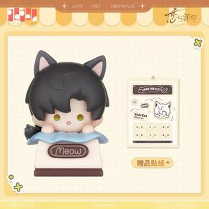 Serie Love and Deepspace Cats Want to Be <span class=keywords><strong>Taken</strong></span> Away - Figurina Keycap <span class=keywords><strong>3</strong></span>.2cm - Personaggio Anime Carino - Portachiavi in PVC, ABS e Metallo - Product Image 2