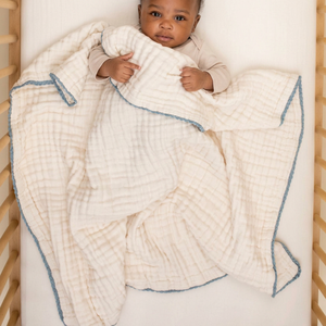 Soft Muslin Swaddle Blanket Manufacturer Organic Cotton Baby Wrap Breathable Infant Bedding <b>for</b> Nursery - Product Image 1