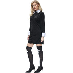 <span class=keywords><strong>M</strong></span>-XL Nieuwe Vakantie Play Jurk Nun Jurk Carnaval Gothic Retro Party Vrouwen Halloween Kostuum - Product Image 4