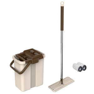 Ensemble de serpillière magique pour le nettoyage des sols, serpillière à essorage avec seau, pour un nettoyage optimal - Product Image 2