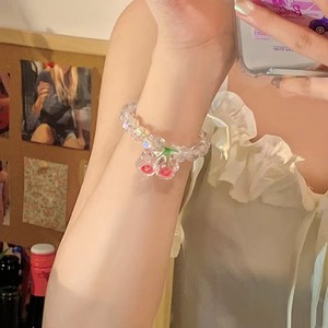Bracelet RINHOO tendance style frais été, perles et gravier, bijoux fantaisie assortis, cadeau idéal, vente en gros - Product Image 4