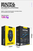 Mouse Gaming Berkabel Optik 2.4G USB Komputer RGB Backlit Mouse Gamer Ergonomis 7 Tombol DPI LED Silent Game Mice untuk PC Laptop