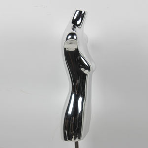 Высокое качество стекловолоконное гальваническое покрытие без головы женский манекен торса форма для груди манекен на половину тела - Product Image 4