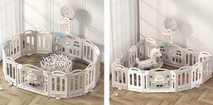 Parc pour bébé, tapis de jeu pour enfants, tapis de sol pour bébé, barrière de sécurité pour tout-petits, best-seller - Product Image 4