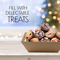 Panier-cadeau de Noël de haute qualité, boîte en papier personnalisée, plateau d'emballage alimentaire, plateau en carton