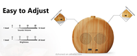 Jam Alarm Digital LED Quartz Elektronik Plastik dengan Fungsi Snooze Kalender Desain Persegi Bertenaga USB