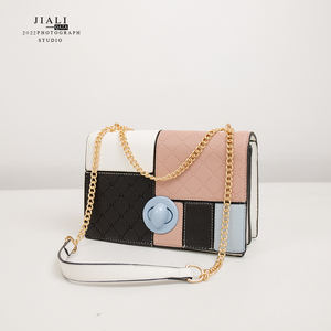 2023 di lusso da donna in pelle PU catena borse Messenger stile abito Vintage con <span class=keywords><strong>Lichee</strong></span> modello a basso prezzo all'ingrosso dal fornitore - Product Image 2