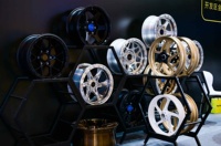 Jantes de voiture de 18 pouces, 19 pouces, 20 pouces, en alliage d'aluminium forgé, monobloc, noires, surface usinée, pour BMW Toyota Runner