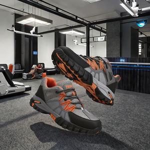 Chaussures de sécurité antidérapantes, anti-perforation, à embout en acier, avec insert en plastique pour usage en usine, unisexe, en cuir microfibre – Offre Spéciale - Product Image 3