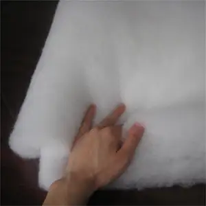 Rollos de material de relleno de guata de sofá de poliéster no tejido de buena resistencia