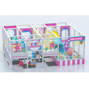 <b>Indoor</b> Kids Playground School Use 13.5*5*3.5M 44*16.5*11.5ft 67.5sqm 726sqft Ball Pit Projection Game Roller <b>Slide</b> Wave <b>Slide</b> - Product Image 5