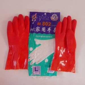 Gants ménagers en PVC d'Asie de l'Est, n° 802, épais, antidérapants, imperméables, pour la vaisselle, le nettoyage de la cuisine, la protection du travail - Product Image 1